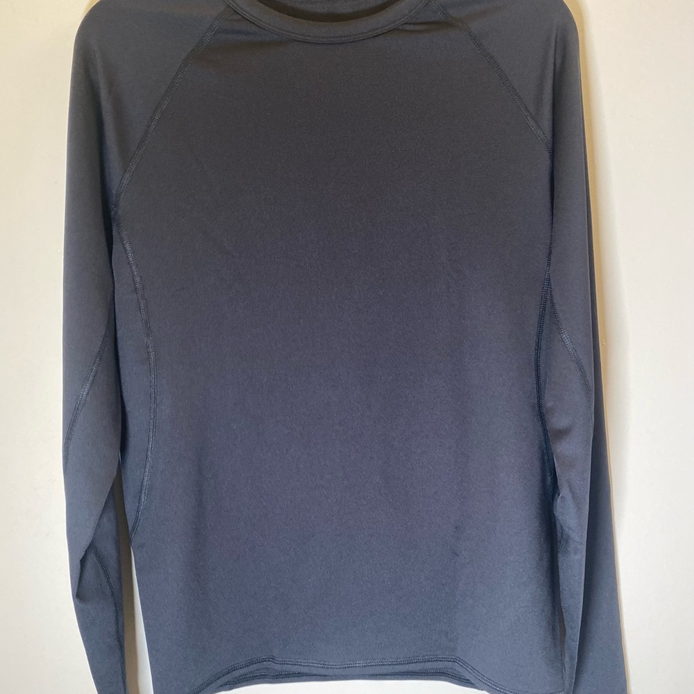 All in Motion Black Men's Ponte Crewneck Long Sleeve Active Shirt Medium Target